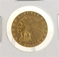 1928 2.5 GOLD INDIAN COIN HIGH GRADE