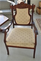Antique Ornate Arm Chair