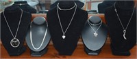 .925 Silver Necklace & Pendants (On Choice)