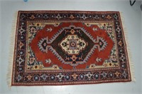 Authentic Persian Rug with Appraisal 4' x 5'