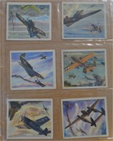 6 pcs Coca Cola Cards Fighting Planes c1943