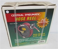 Central Pneumatic auto rewind hose reel with 25ft