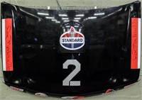 Full Size Black Racing Car Hood Wall Decor
