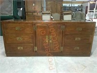 Oriental Style Oak Dresser