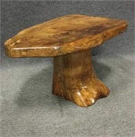 Rustic Driftwood End Table