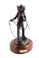 G.C. Wentworth Wranlger Bronze Sculpture