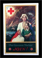 Original WWI American Red Cross Nurse Poster