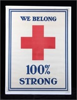 Original Red Cross WWI Poster