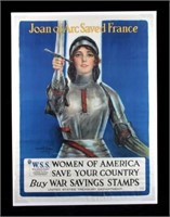 Original WWI Joan of Arc Poster