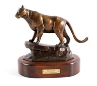 G.C. Wentworth Cougar Bronze Sculpture