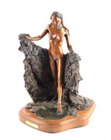 David Lemon Original Native American Nude Bronze