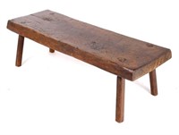 Primitive Hog Bench Coffee Table c. 1850's