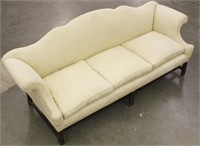 Chippendale Style Antique Camel Back Sofa