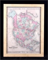 RARE 1863-64 Map of the United States
