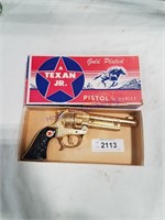 Hubley Gold Texan JR toy pistol
