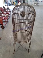 Bird cage on stand