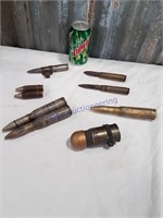 (9) assorted ammo shells