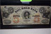 THE EIRE AND KALAMAZOO RR BANK OF MICHIGAN $5.00