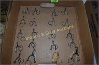 GROUP OF 20 NEW WESTERN SPUR KEY CHAINS