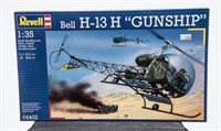 NIB Revell Bell H-13H "Gunship"