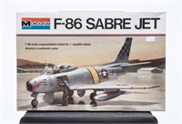 F-86 Sabre Jet & FJ-4B Fury Model Kits