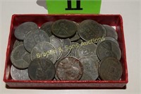 GROUP OF 50 STEEL WHEAT PENNIES