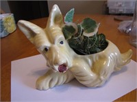 Scotty Dog Planter 8&1/4" x 5&5/8"