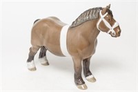 Bing & Grondahl Porcelain Horse "Belgian Stallion"