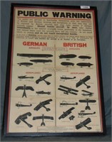 World War One Aviation Poster.