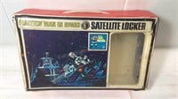 Mattel's Man In Space Satellite Locker empty 1967