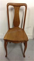 Oak wood chair