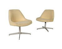 Steelcase Swivel Chairs - Pair