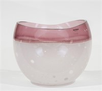 Alfredo Barbini for Oggetti Glass Vase - Signed