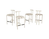 Amisco Tubular Kitchen Chairs - Four
