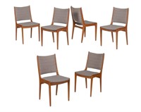 Uldum Mobelfabrik Teak Dining Chairs - Six