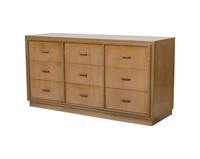 Paul Frankl (Attr.) Walnut Triple Dresser