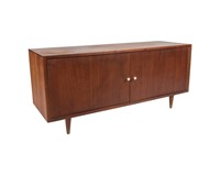 Danish Teak Low Credenza