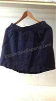 Merona women's navy blue elastic waistband size