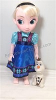 15 inch Elsa doll with 7 inch Olaf