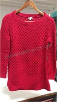 Talbots size small women's red sweater