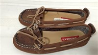 UnionBay size 1 girls slip on shoes sparkle brown