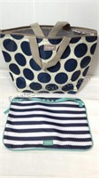 Thirty-One brand thermal lunch box with blue