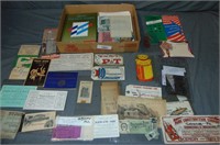 Ephemera and Collectable Lot.