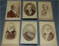 Cabinet Card Lot of Six.