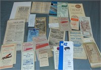 Collection of Early Travel Time Tables.