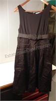 Jessica Simpson size 8 brown dress with flower