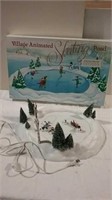 Christmas animated skating pond