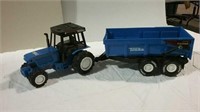 Tonka tractor and wagon