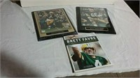 Brett Favre and Ray Nitschke signed pictures and