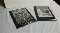 Dan Marino and Chris Chelios signed pictures